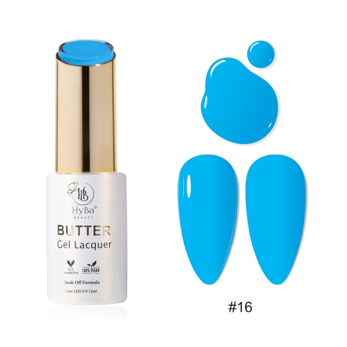 BUTTER Gel Polish SERIES 2 (Colors 011 - 020) - HYBA BEAUTY